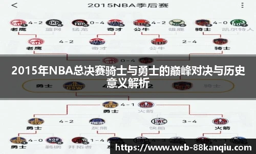 2015年NBA总决赛骑士与勇士的巅峰对决与历史意义解析